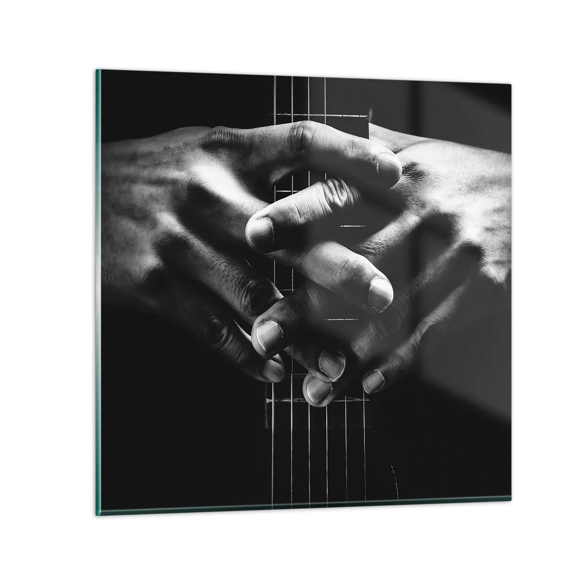 Impression sur verre - Image sur verre - Prière d'artiste - 70x70 cm