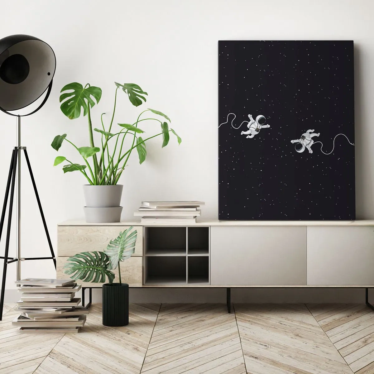 Impression sur toile - Image sur toile - Sortie cosmique - 55x100 cm