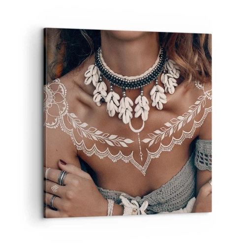 Impression sur toile - Image sur toile - Talismans, rituels de la féminité - 60x60 cm