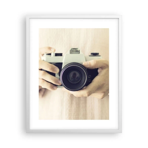 Affiche dans un cadre blanc - Poster - Pour voir plus ... - 40x50 cm