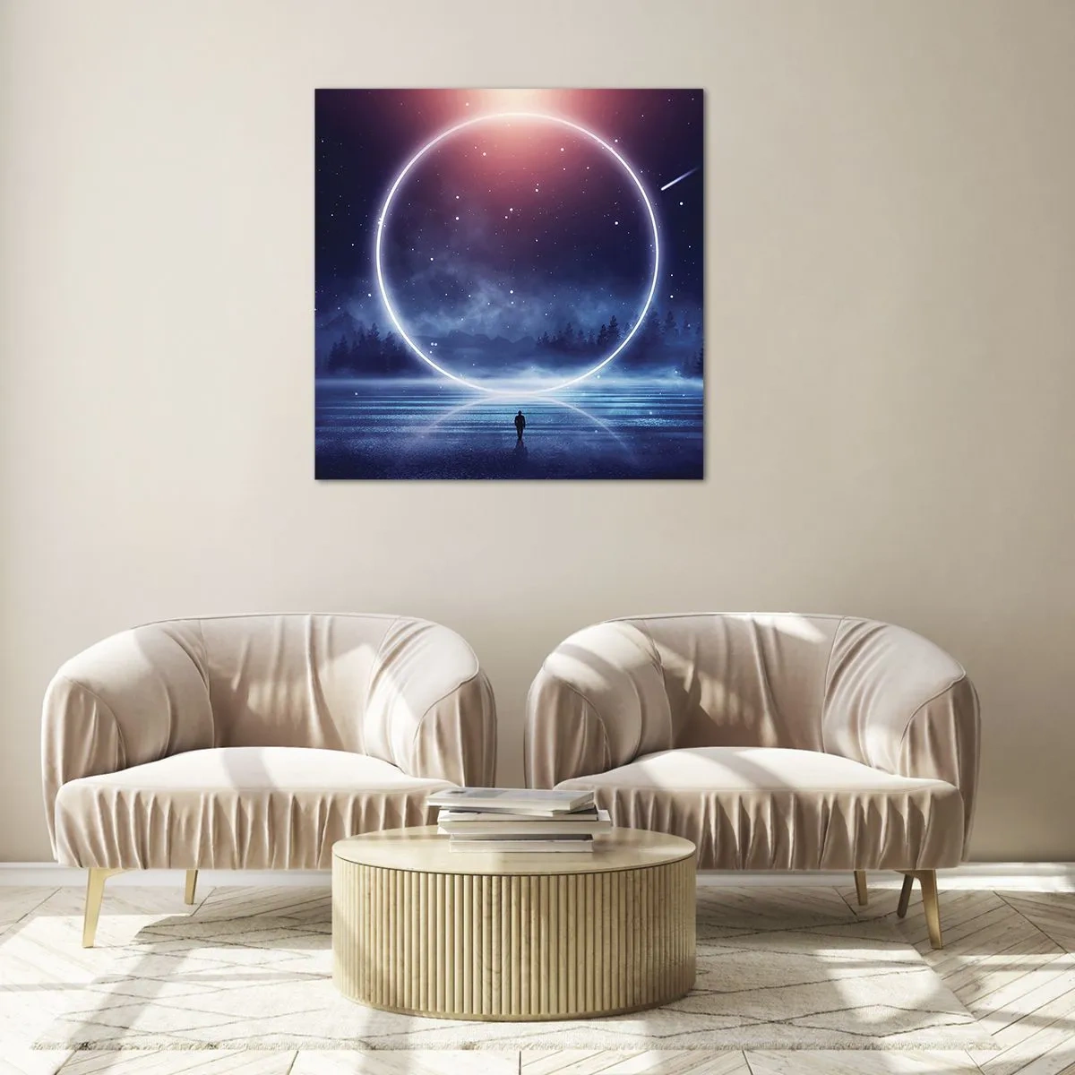 Impression sur verre - Image sur verre - Ils sont déjà là... - 60x60 cm