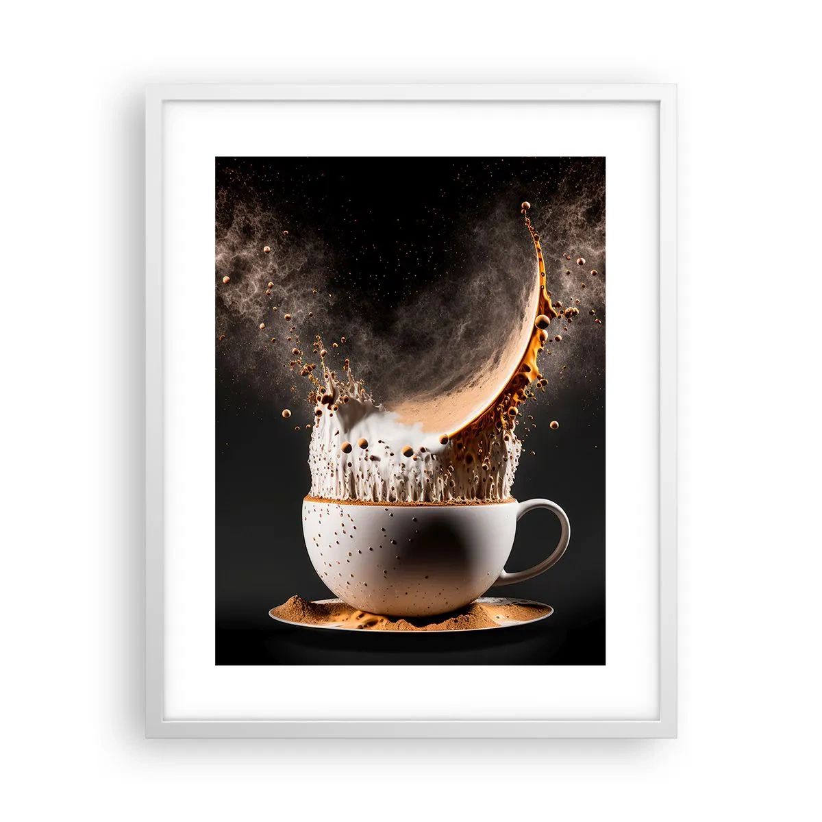 Affiche dans un cadre blanc - Poster - Une explosion de saveur - 40x50 cm