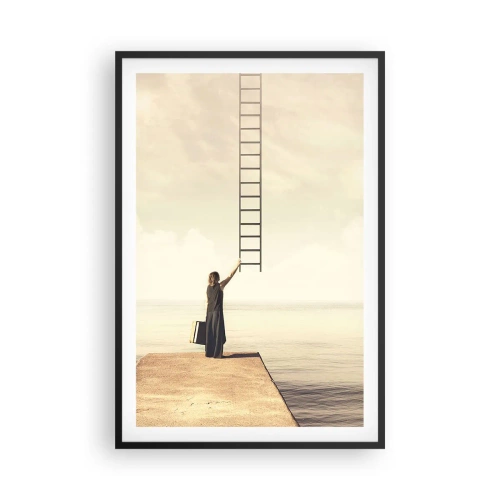 Affiche dans un cadre noir - Poster - Voyage magique - 61x91 cm