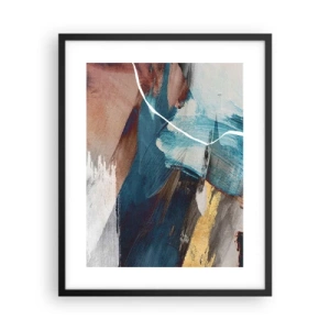 Affiche dans un cadre noir - Poster - Avec panache et énergie - 40x50 cm