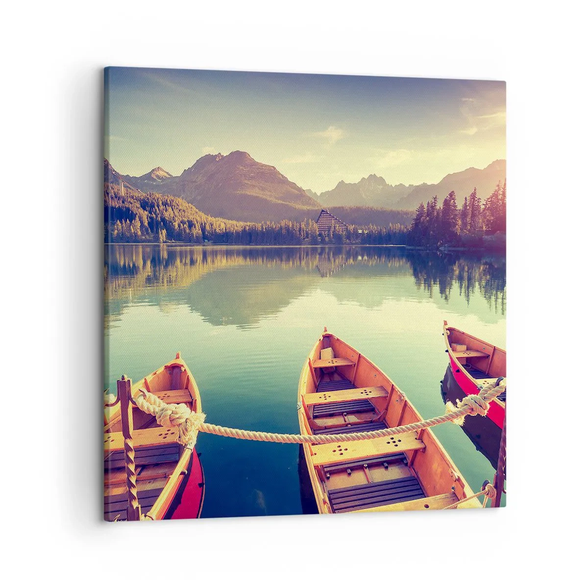 Impression sur toile - Image sur toile - Vivre selon ses règles - 50x50 cm