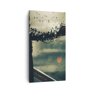 Impression sur toile - Image sur toile - L'arme fatale - Votre propre Terminator - 45x80 cm