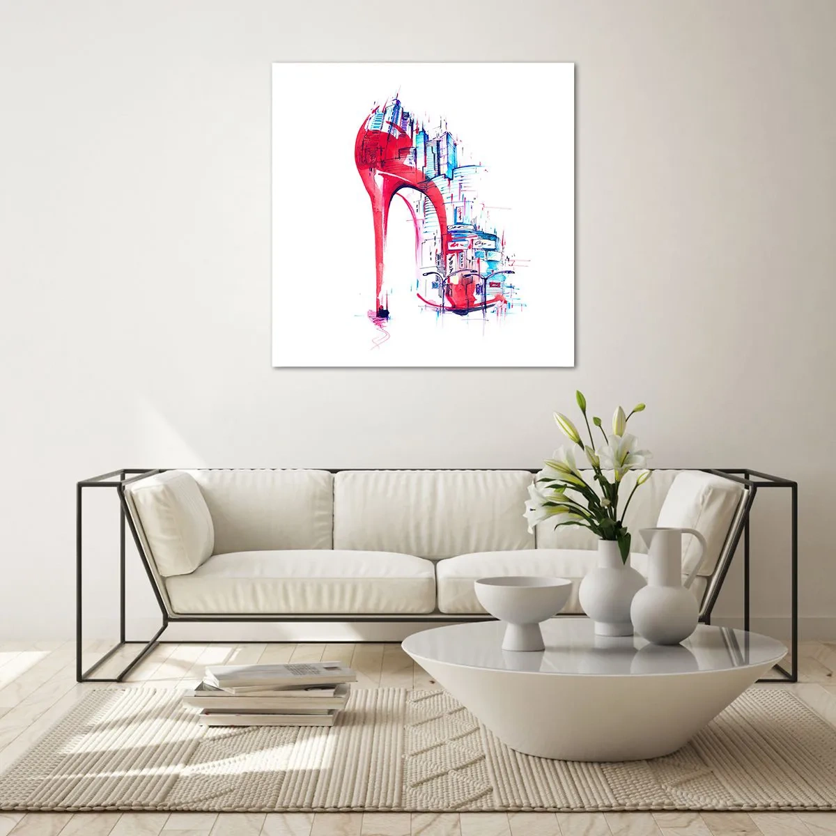 Impression sur verre - Image sur verre - L'élégance des grandes villes - 40x40 cm