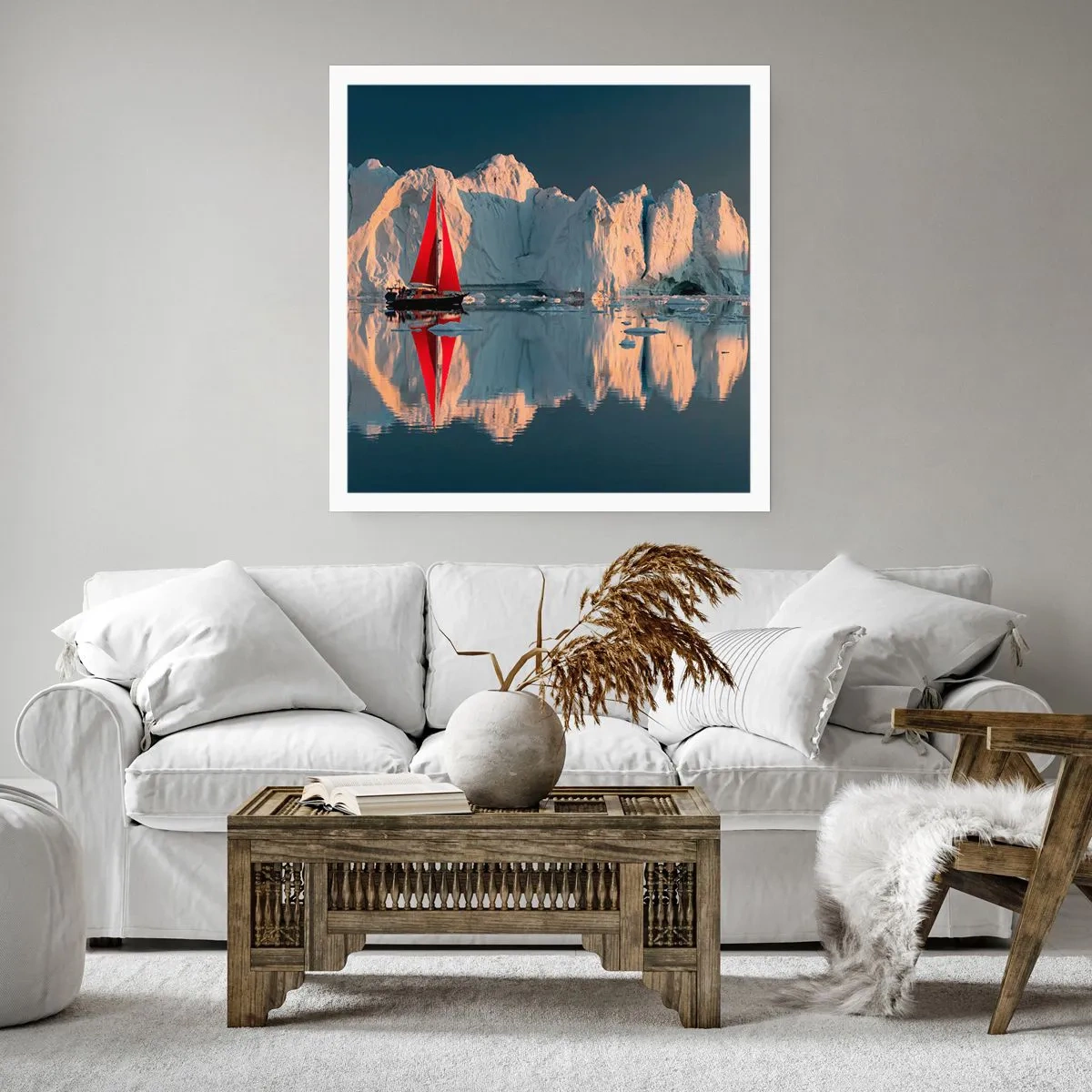 Affiche - Poster - Aux limites du monde - 60x60 cm