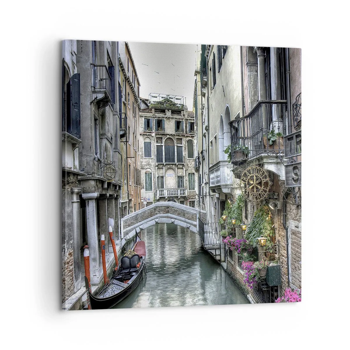 Impression sur toile - Image sur toile - Pendant des siècles dans une réflexion silencieuse - 60x60 cm