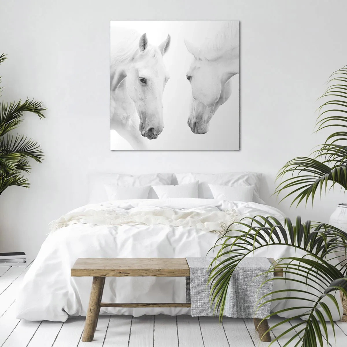 Impression sur toile - Image sur toile - Serait-ce de l’amitié? - 30x30 cm
