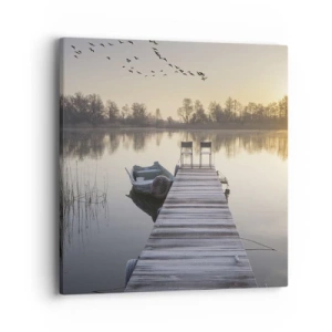 Impression sur toile - Image sur toile - Je reviendrai - 40x40 cm