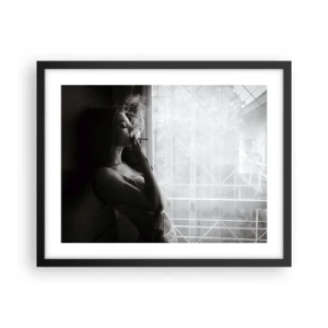 Affiche dans un cadre noir - Poster - Vous sentez-vous libre ? - 50x40 cm