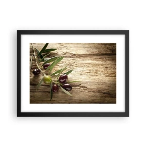Affiche dans un cadre noir - Poster - Directement de la nature - 40x30 cm