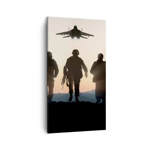 Impression sur toile - Image sur toile - Bienvenue dans notre monde - 45x80 cm