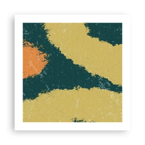 Affiche - Poster - Abstraction – mouvement lent - 50x50 cm