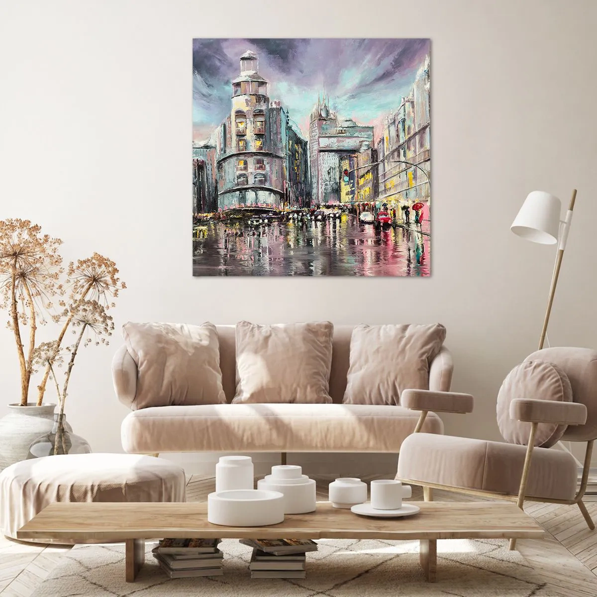 Impression sur toile - Image sur toile - Ce sera une soirée réussie - 60x60 cm