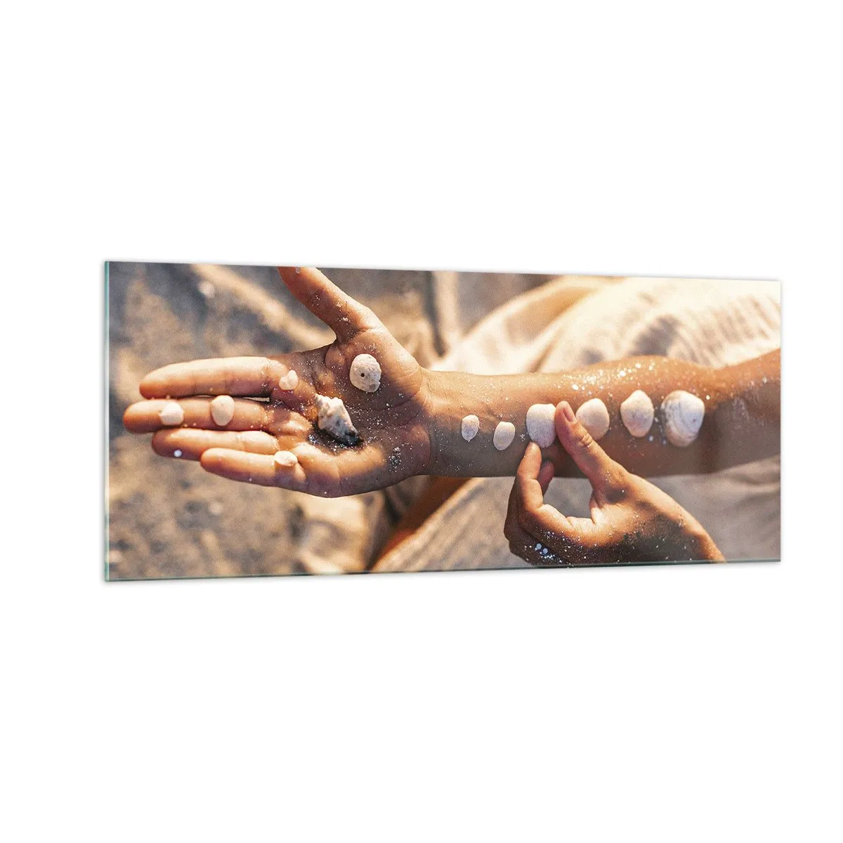 Impression sur verre - Image sur verre - La beauté à portée de main - 100x40 cm