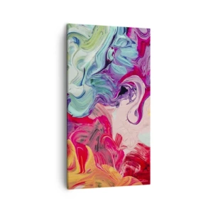 Impression sur toile - Image sur toile - La naissance des couleurs - 45x80 cm