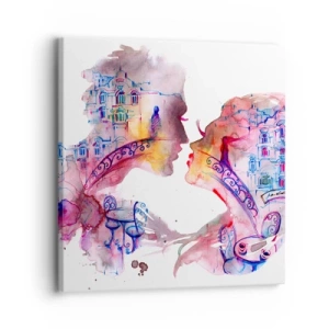 Impression sur toile - Image sur toile - Le pont secret des soupirs - 30x30 cm