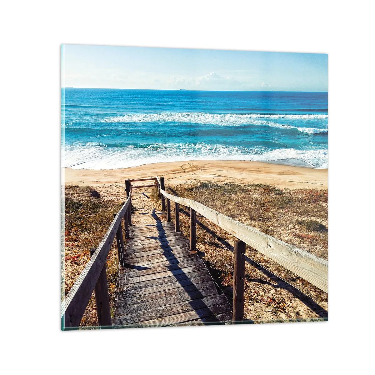 Impression sur verre - Image sur verre - Cours! - 70x70 cm