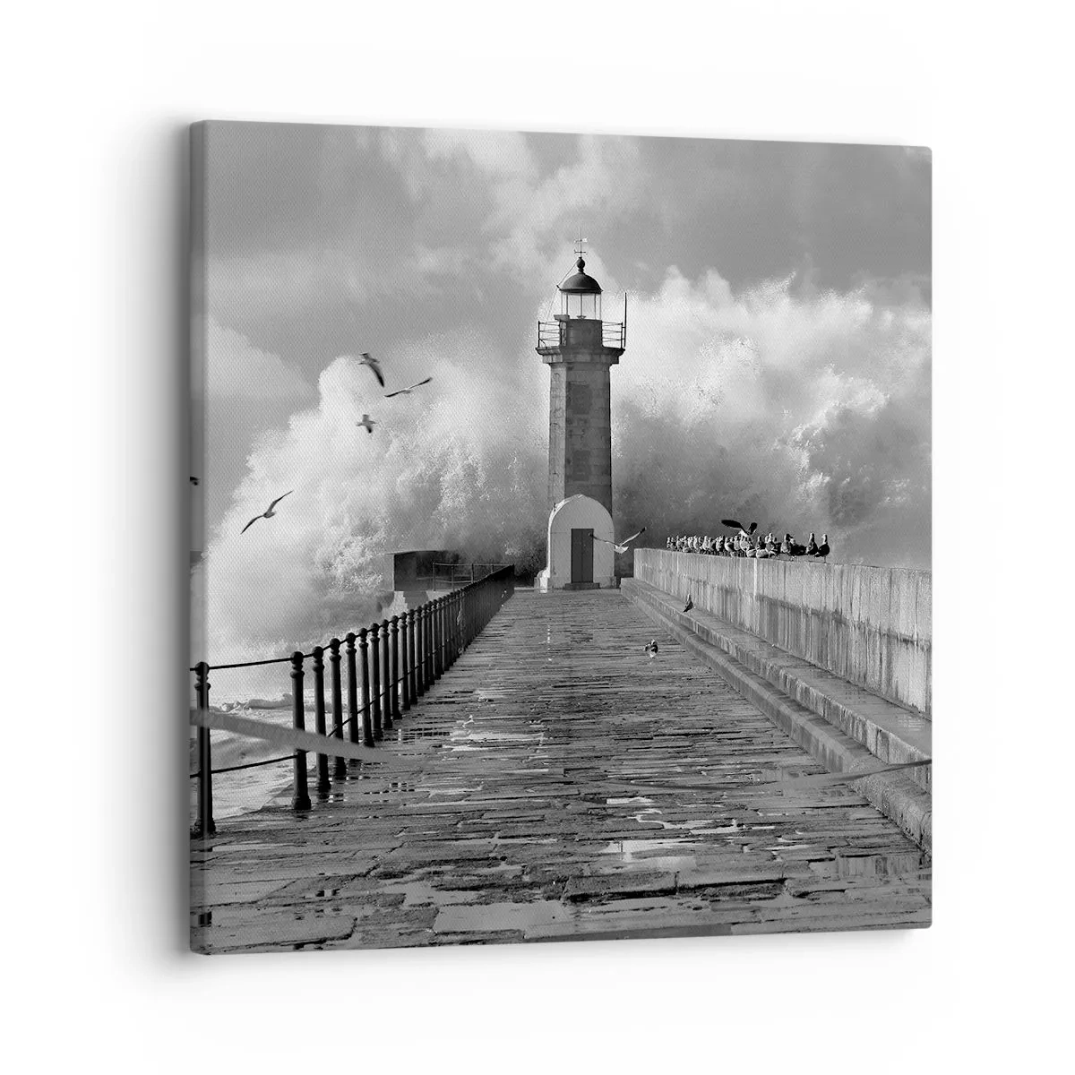 Impression sur toile - Image sur toile - Sans peur - 30x30 cm