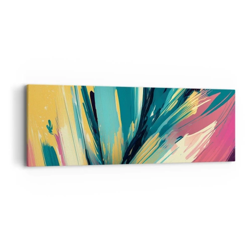 Impression sur toile - Image sur toile - Composition – une explosion de joie - 90x30 cm