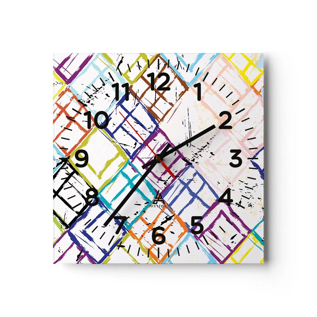 Horloge murale - Pendule murale - Cellules à louer - 40x40 cm