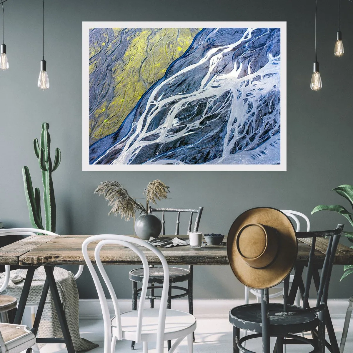 Affiche - Poster - Peintures rupestres de la nature - 50x40 cm