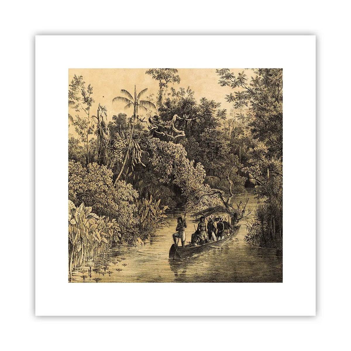 Affiche - Poster - Expédition à la source - 30x30 cm