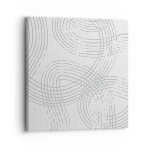 Impression sur toile - Image sur toile - Il n'y a pas de chemin droit - 30x30 cm