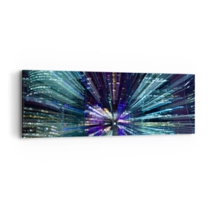 Impression sur toile - Image sur toile - Transition vers l'hyperespace - 90x30 cm