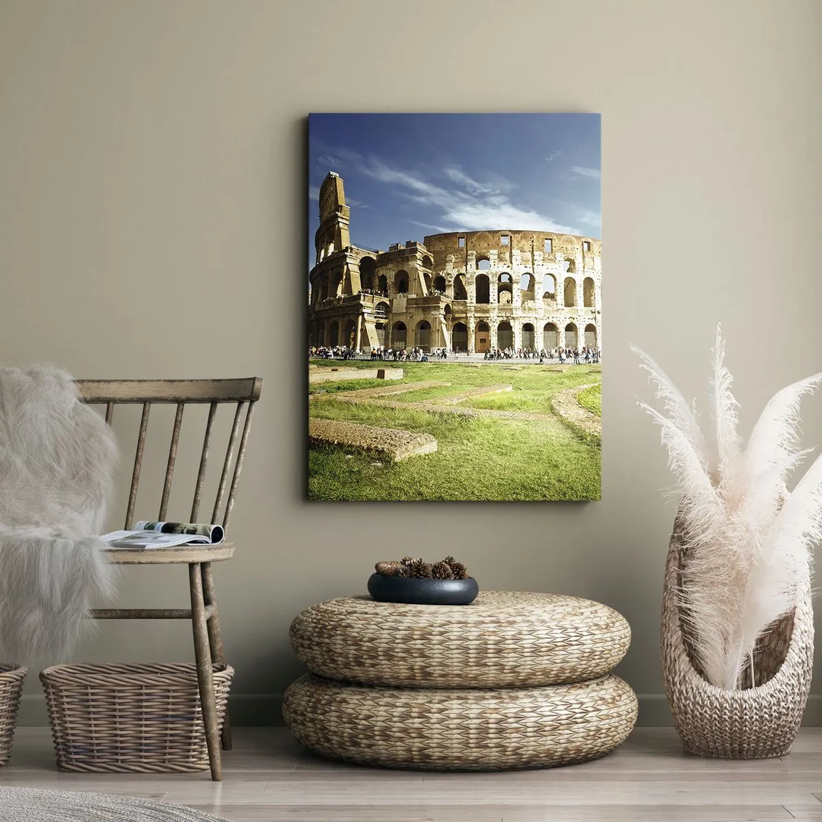 Impression sur toile - Image sur toile - On entend encore la détonation de l'arme - 55x100 cm