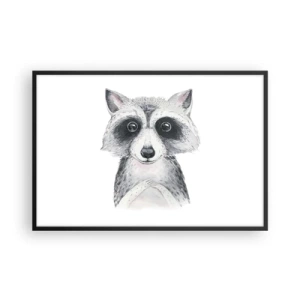 Affiche dans un cadre noir - Poster - Un moment pour s'émouvoir - 91x61 cm