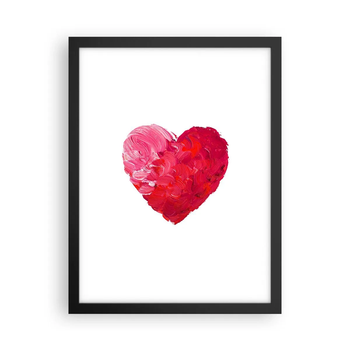 Affiche dans un cadre noir - Poster - All you need is love - 30x40 cm