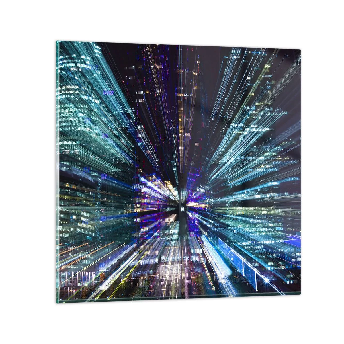 Impression sur verre - Image sur verre - Transition vers l'hyperespace - 60x60 cm