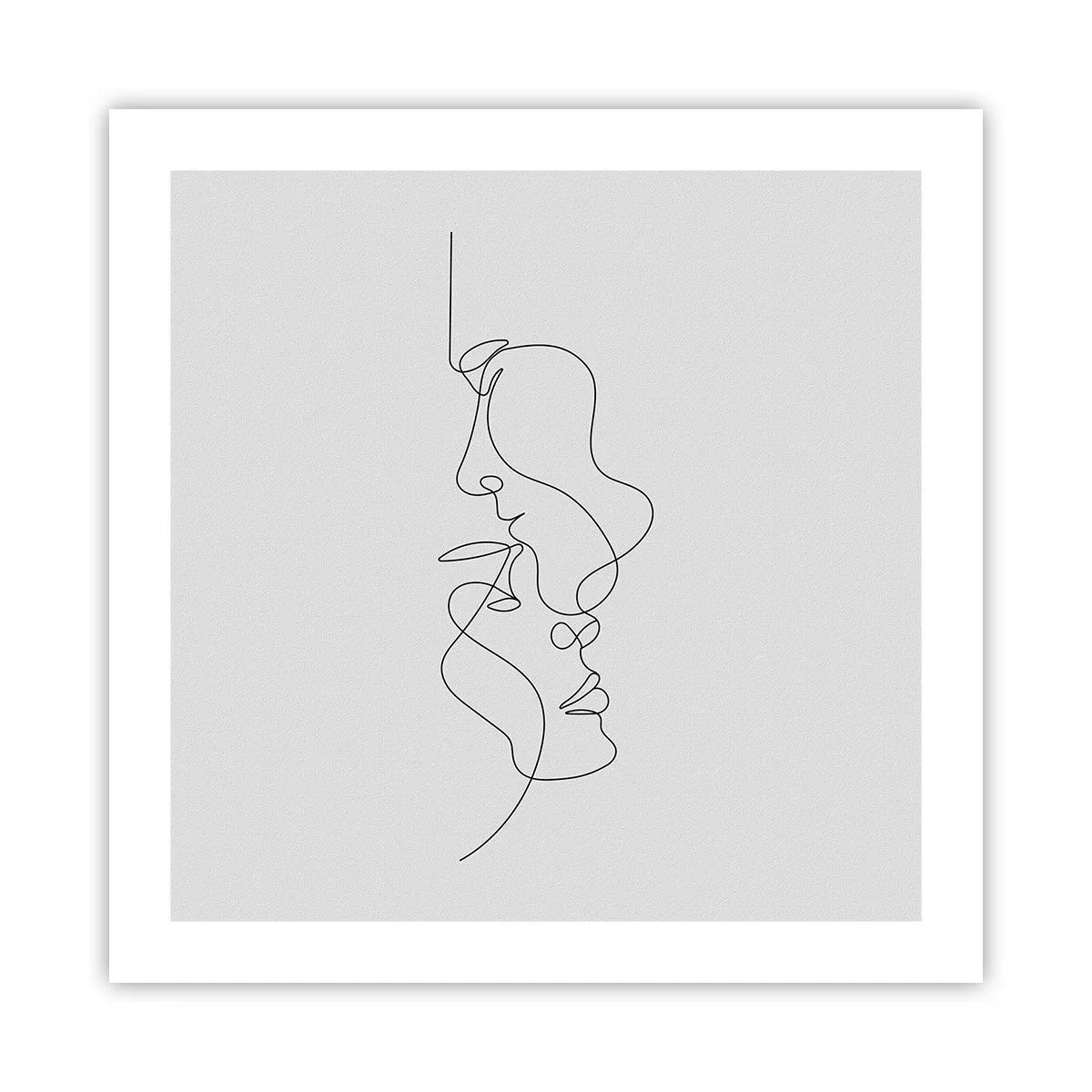 Affiche - Poster - Chaleur de désir renaissant - 50x50 cm