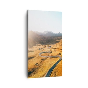 Impression sur toile - Image sur toile - Dans une vallée dorée - 45x80 cm