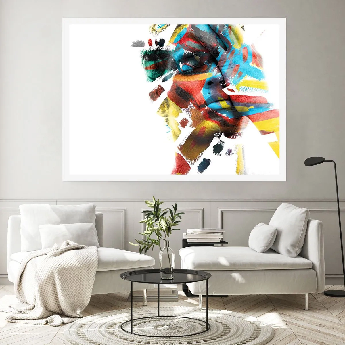 Affiche - Poster - Personnalité colorée - 40x30 cm