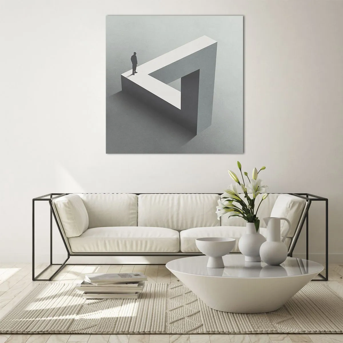 Impression sur verre - Image sur verre - Mais c'est possible - 30x30 cm