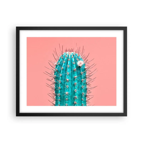 Affiche dans un cadre noir - Poster - Juste regarde - 50x40 cm