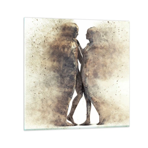 Impression sur verre - Image sur verre - Ils sont sortis de la poussière pour aimer - 40x40 cm