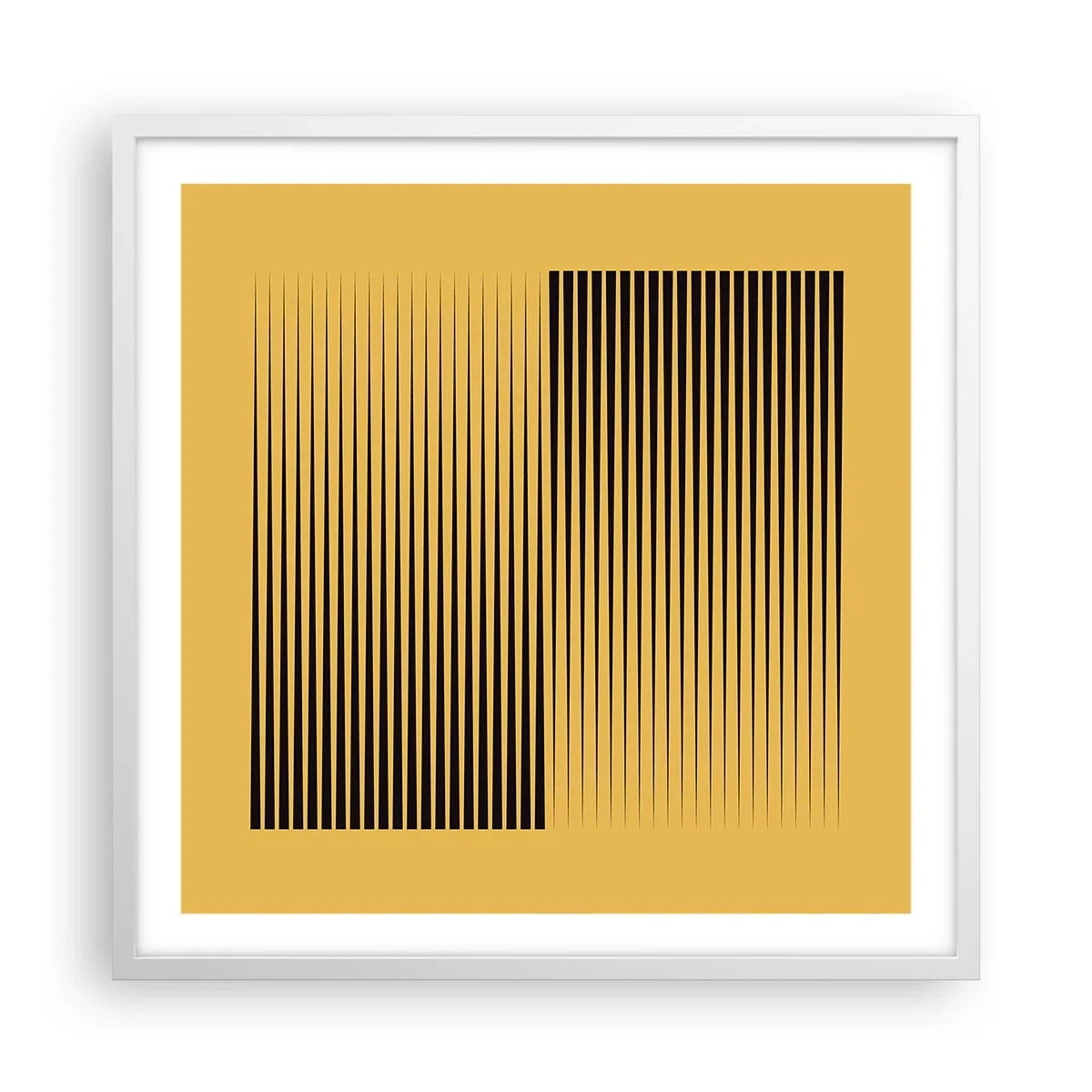 Affiche dans un cadre blanc - Poster - Cadre opposé - 60x60 cm