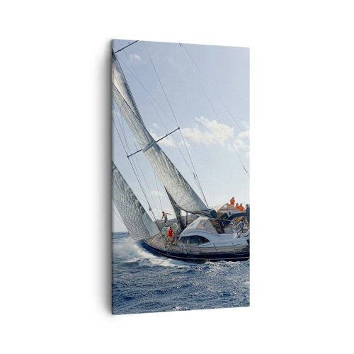 Impression sur toile - Image sur toile - Que le meilleur l'emporte - 45x80 cm