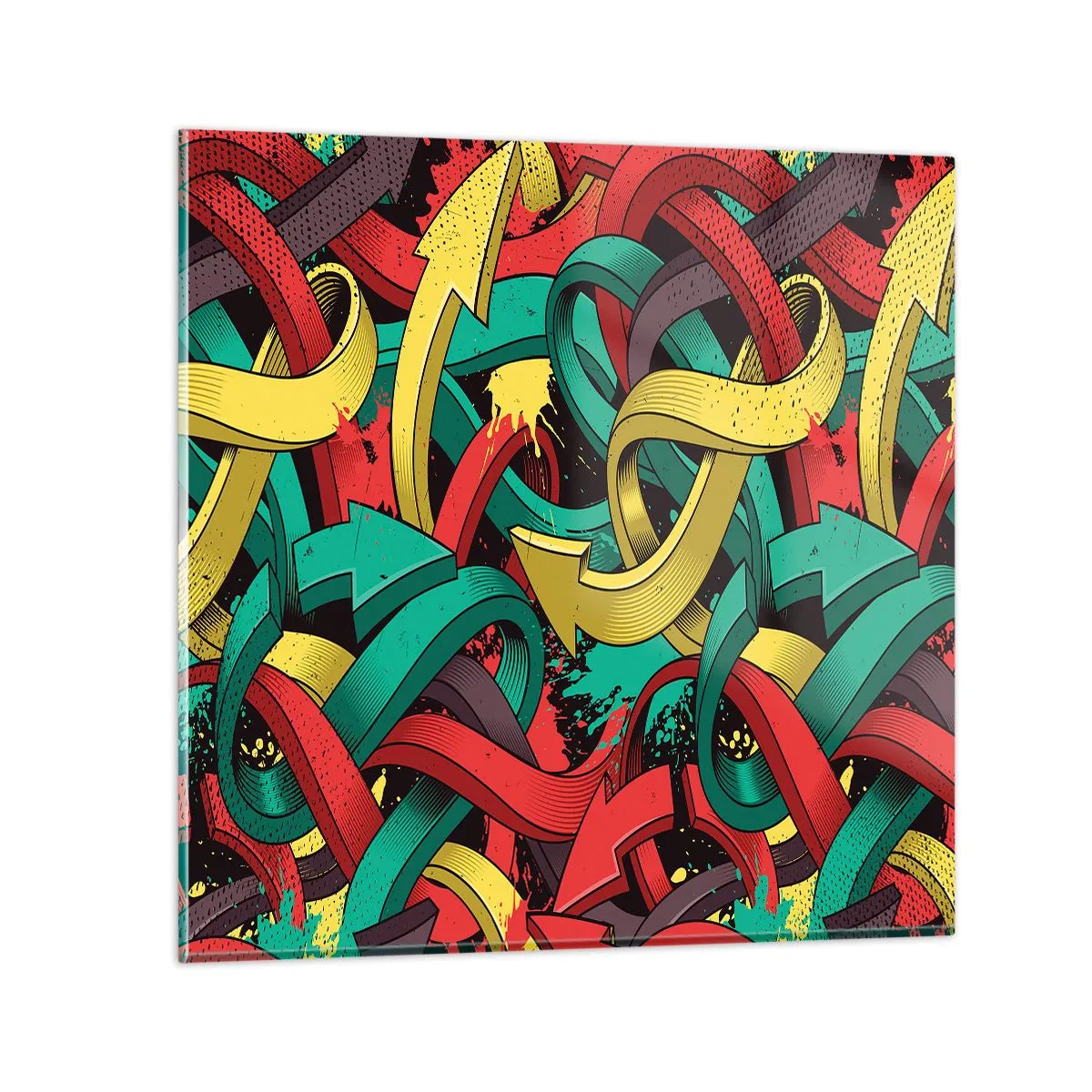 Impression sur verre - Image sur verre - Quel chemin vers le but ? - 60x60 cm