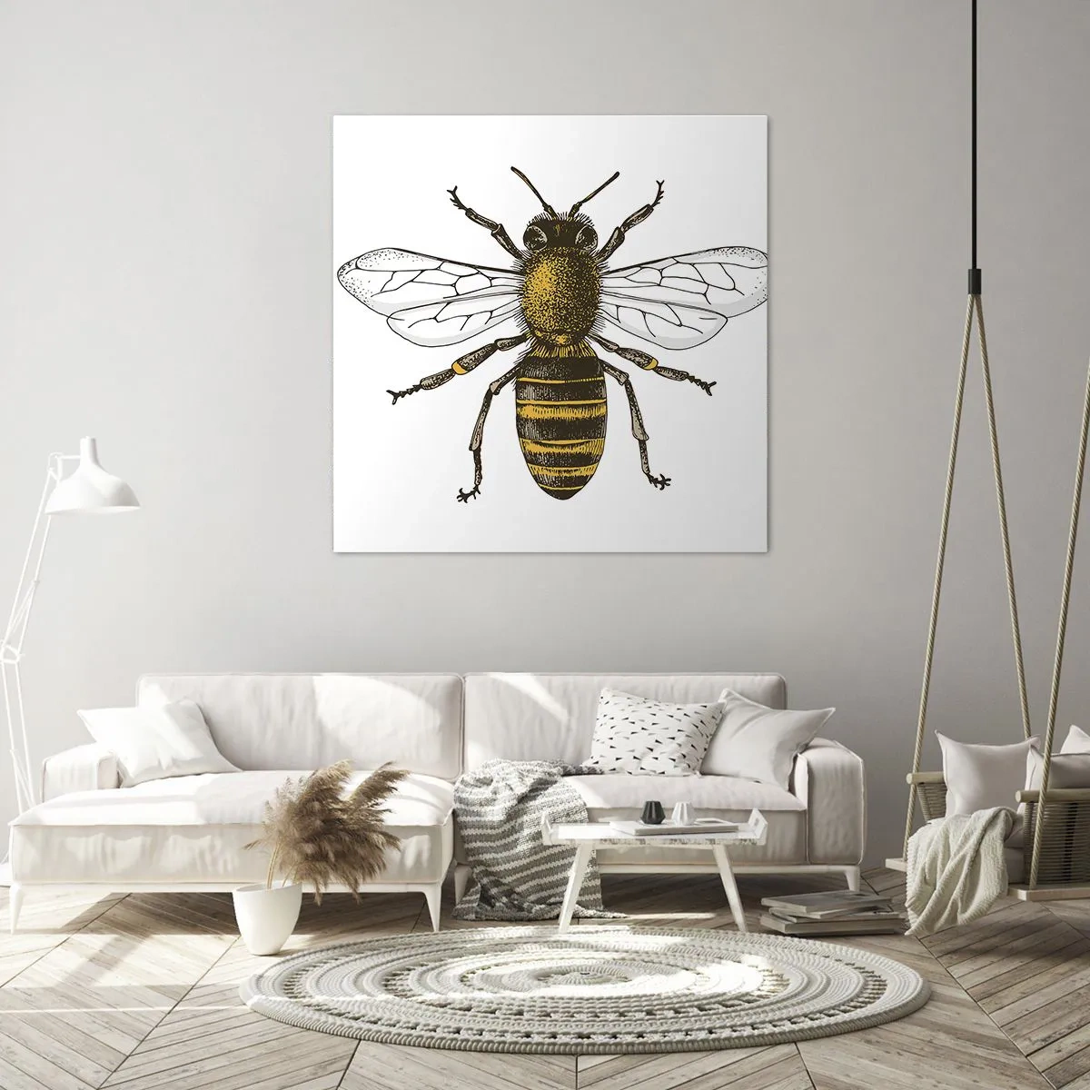 Impression sur toile - Image sur toile - Belle et bonne - 50x50 cm