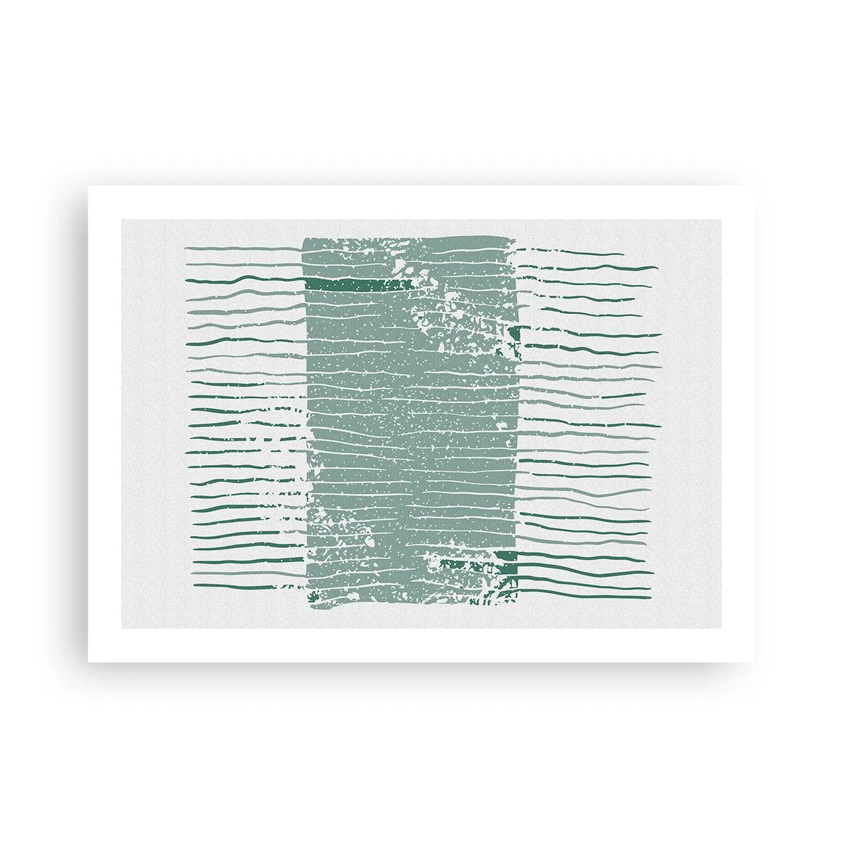 Affiche - Poster - Abstraction de la mer - 70x50 cm