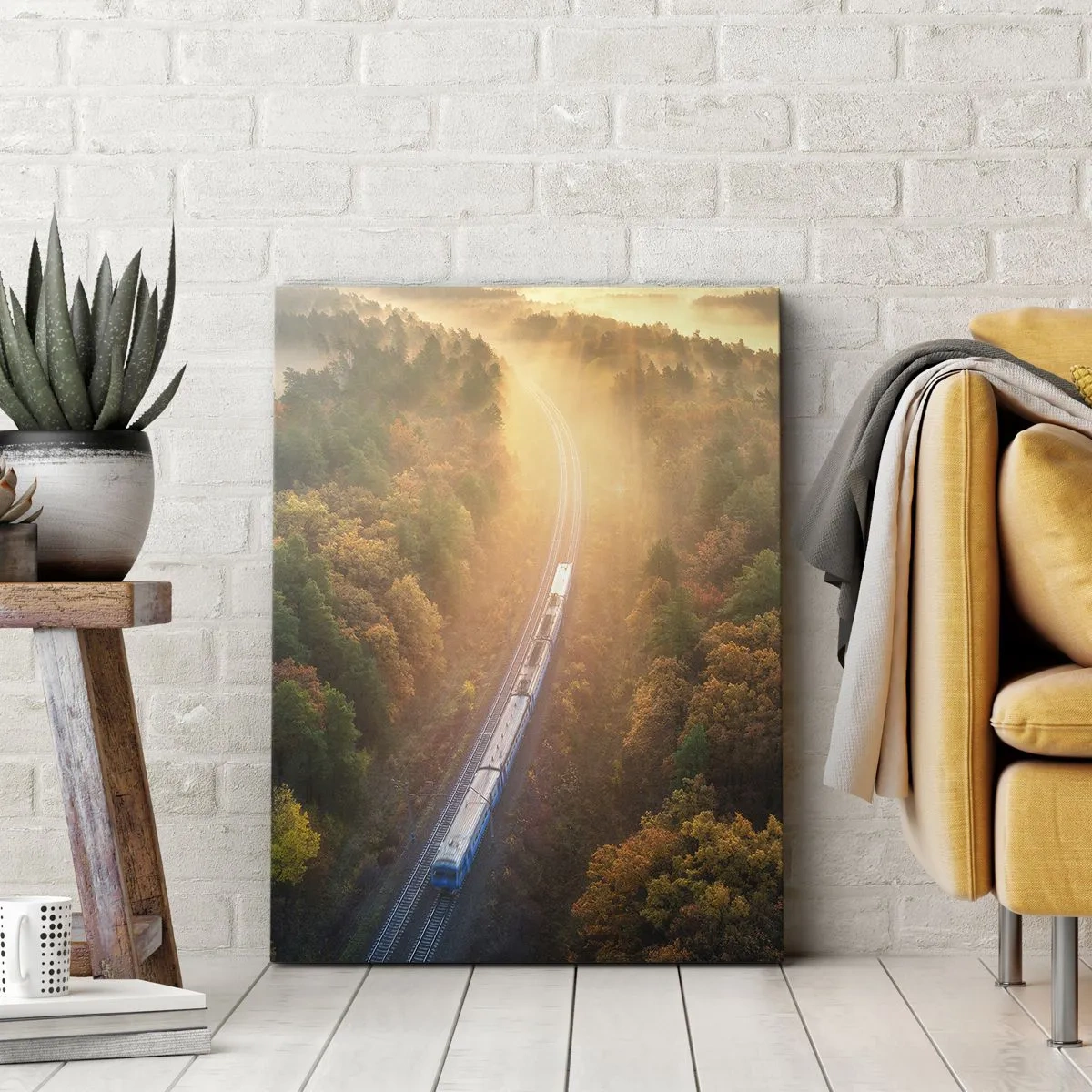 Impression sur toile - Image sur toile - Voyage printannier - 65x120 cm