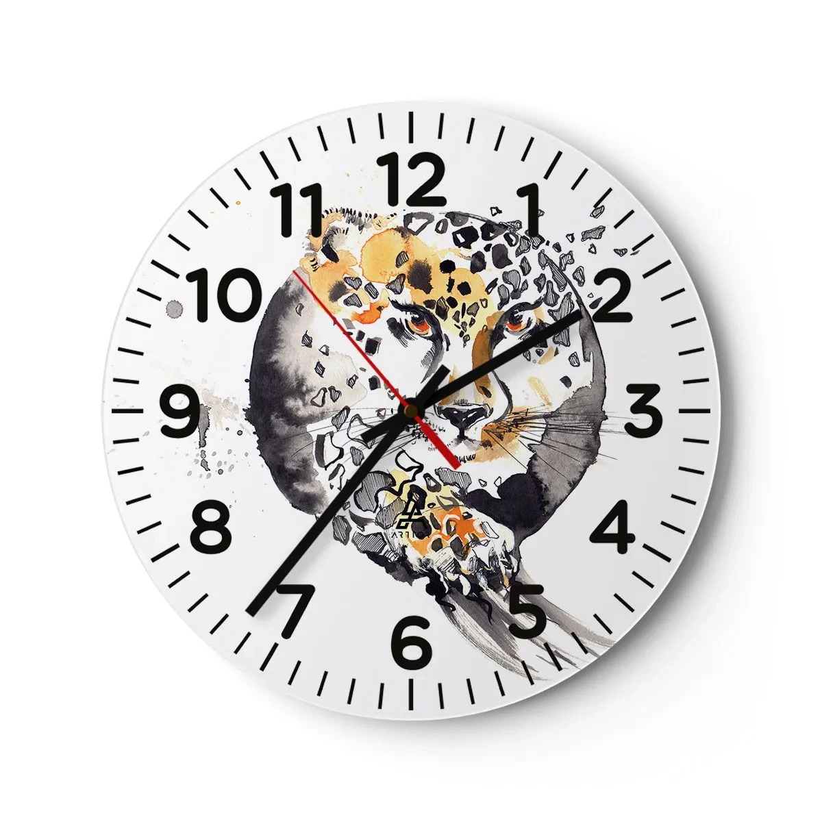 Horloge murale - Pendule murale - Drapieżna uroda - 30x30 cm