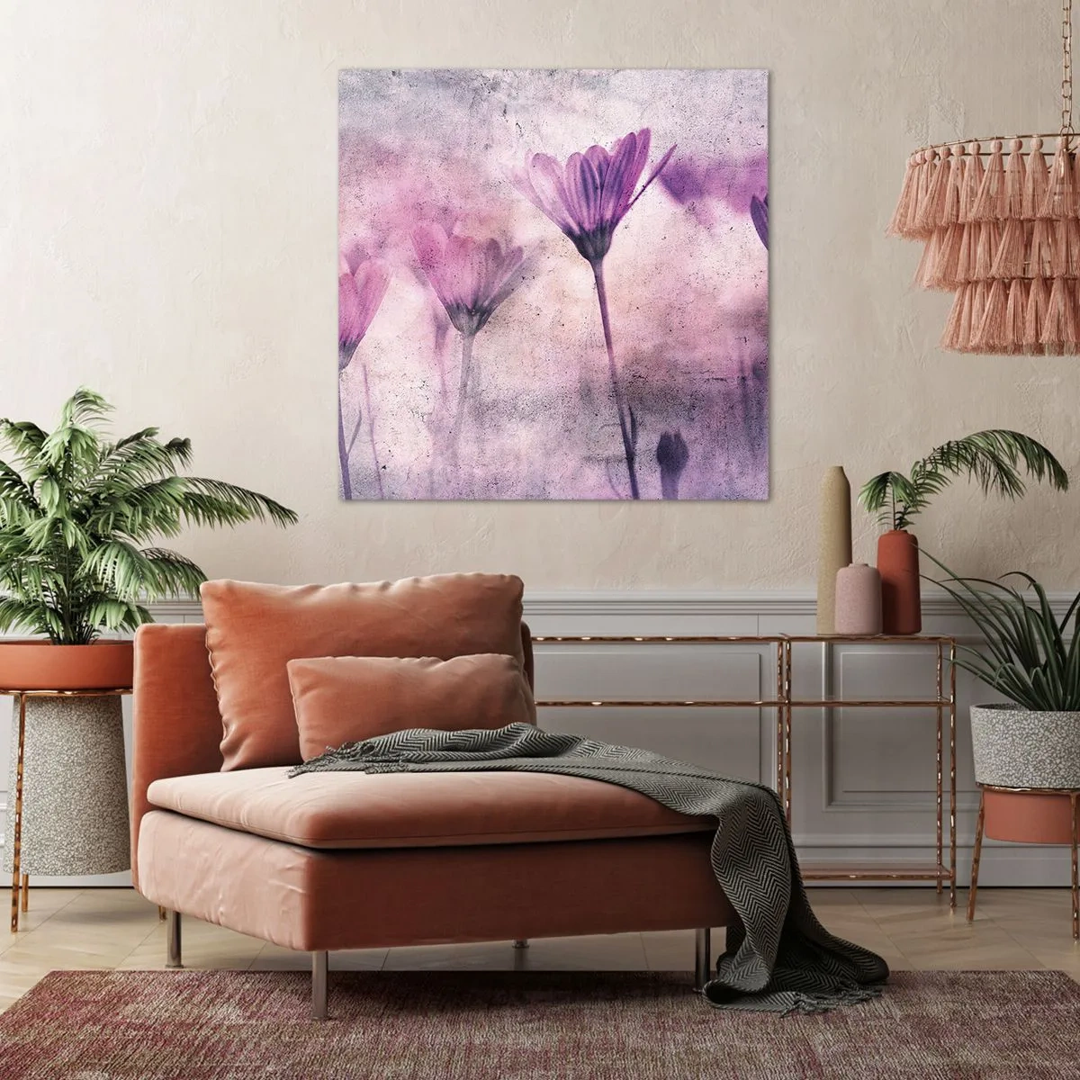 Impression sur toile - Image sur toile - Rêve de fleurs - 60x60 cm