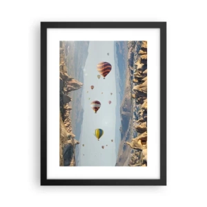 Affiche dans un cadre noir - Poster - Ici, tout est possible - 30x40 cm